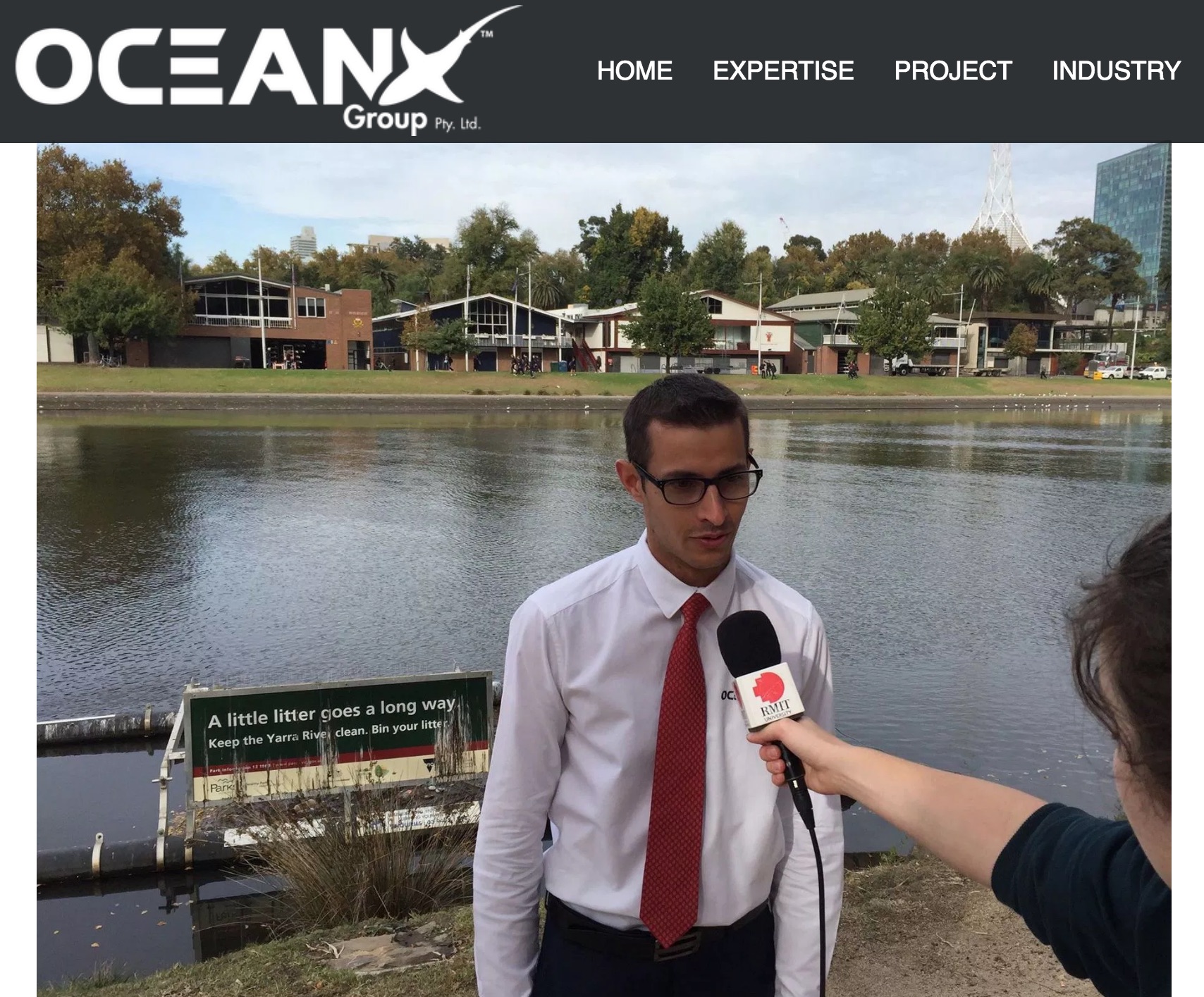 Ludovic Grosjean Interview in the City Journal Video News - Innovative technology used to protect the environment