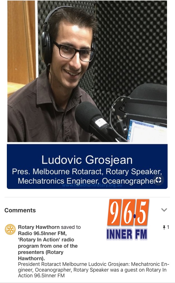 Ludovic Grosjean96.5 Radio Rotary