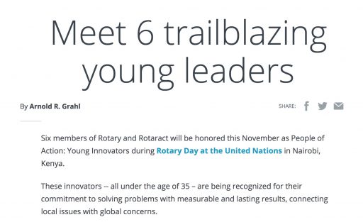 Meet 6 trailblazing young leaders Ludovic Grosjean