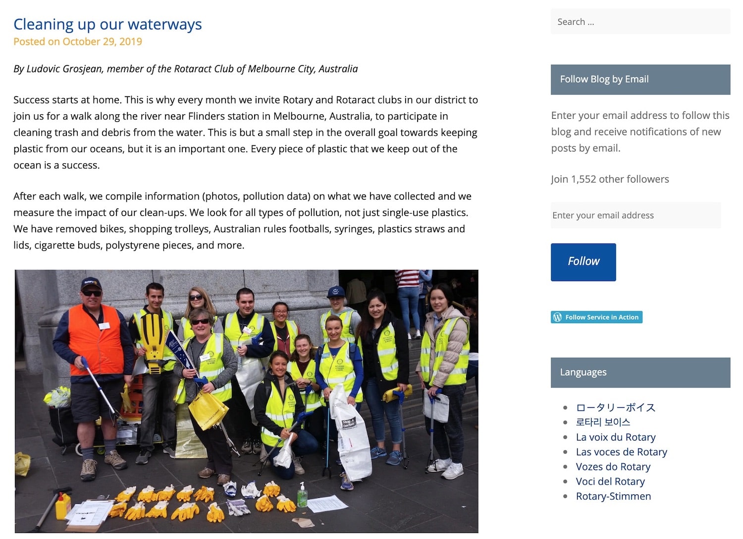 Rotary-Grow-Membership-Melbourne-River-Cleanup-Australia-Day