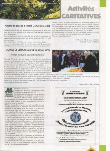 association Vaincre La Mucoviscidose-Cours-Fenelon